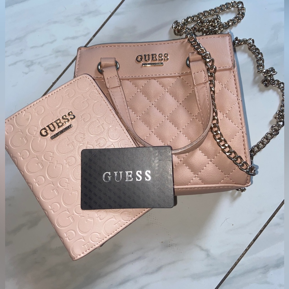 Guess purse and wallet